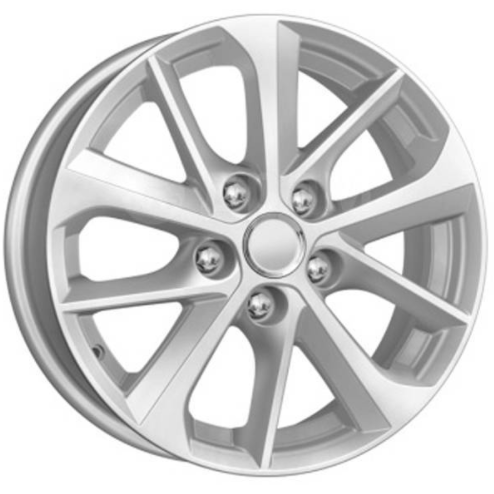 Khomen KHW 1611 6.5x16 5*114.3 ET50 DIA66.1 Silver-FP Литой