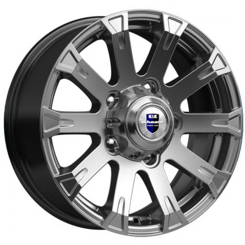 K&K Байкал 7x16 5*139.7 ET35 DIA98.1 Дарк платинум Литой