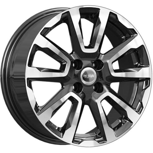K&K КС1026 6.5x16 4*100 ET43 DIA60.1 Алмаз черный Литой