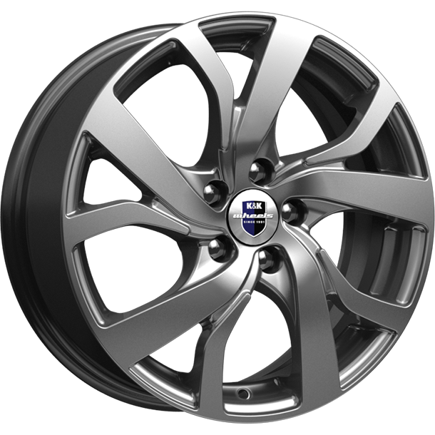 K&K Палермо 6.5x16 5*110 ET51 DIA67.1 Дарк платинум Литой