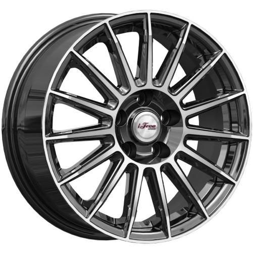 iFree Азур 6.5x16 5*114.3 ET46 DIA66.1 Блэк Джек Литой