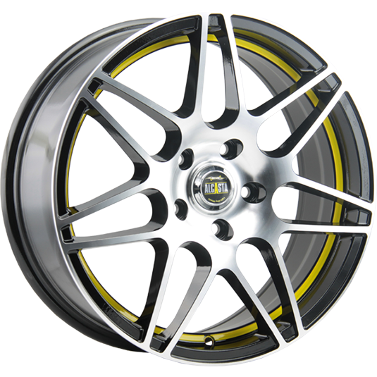Alcasta M28 6.5x16 5*100 ET35 DIA57.1 BKFYSI Литой