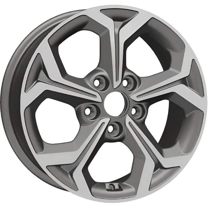Khomen KHW 1606 6.5x16 5*114.3 ET43 DIA67.1 Gray-FP Литой