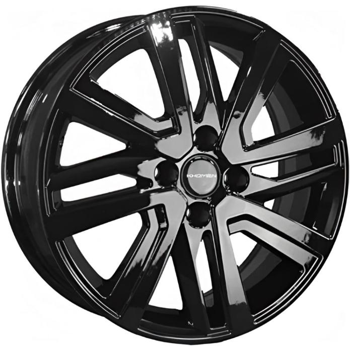 Khomen KHW 1609 6x16 4*100 ET47 DIA56.6 Black Литой