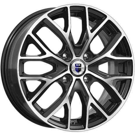 K&K Лилиом 6x16 4*100 ET37 DIA60.1 Алмаз черный Литой