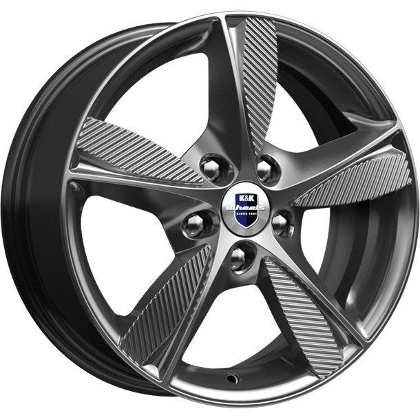 K&K Кинезис 6.5x16 5*108 ET43 DIA65.1 Дарк платинум Литой