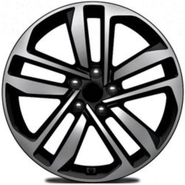 Khomen KHW 1612 6.5x16 5*112 ET50 DIA57.1 Black-FP Литой