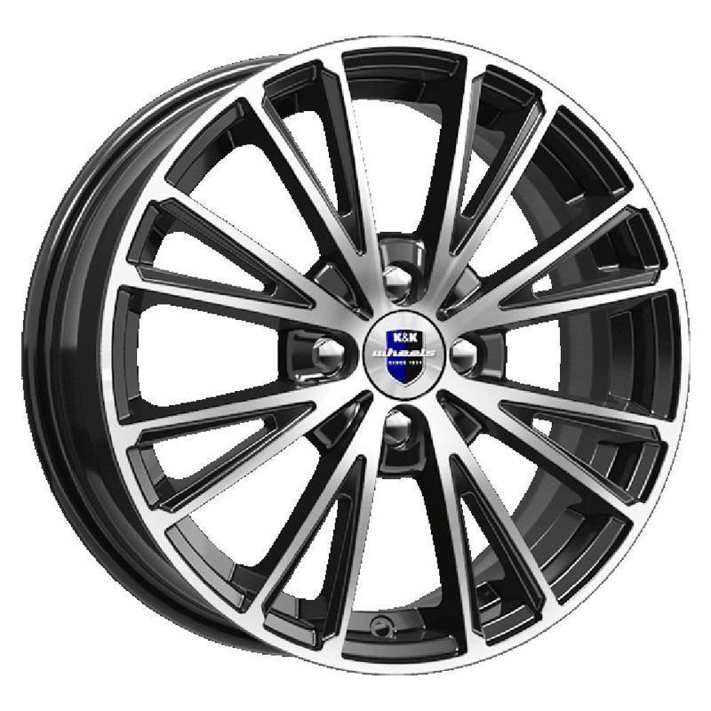 K&K Меандр 6x16 4*98 ET35 DIA58.6 Алмаз черный SK Литой