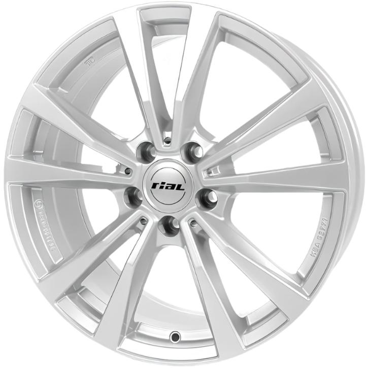 Rial M12X 9x20 5*112 ET48 DIA66.6 Polar Silver Литой
