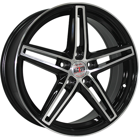 Alcasta M43 6.5x16 5*114.3 ET45 DIA66.1 BKF Литой
