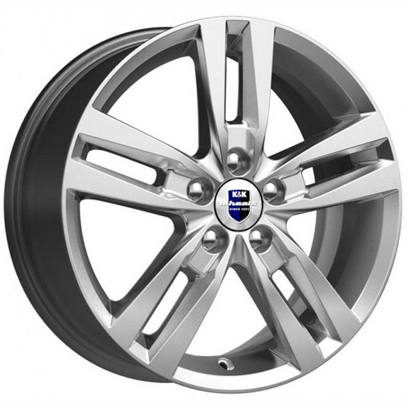 K&K Rassvet 6.5x16 5*112 ET46 DIA57.1 Сильвер Литой