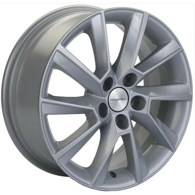 Khomen KHW 1604 6x16 5*100 ET38 DIA57.1 F-Silver Литой