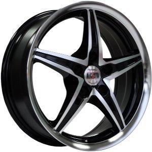 Alcasta M13 6.5x16 5*114.3 ET45 DIA66.1 BKF Литой