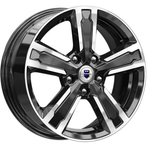 K&K Оклахома 6.5x16 5*100 ET45 DIA67.1 Алмаз черный Литой