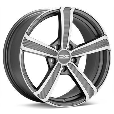 OZ Montecarlo HLT 9.5x20 5*130 ET60 DIA71.6 Matt Dark Graphite Diamond Cut Литой