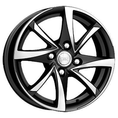 K&K Игуана 6.5x16 5*100 ET38 DIA67.1 Алмаз черный Литой