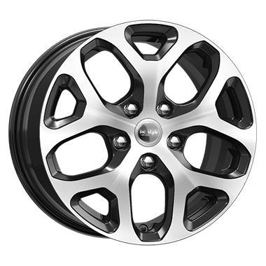K&K КС869 6.5x16 5*114.3 ET47 DIA66.1 Алмаз черный Литой