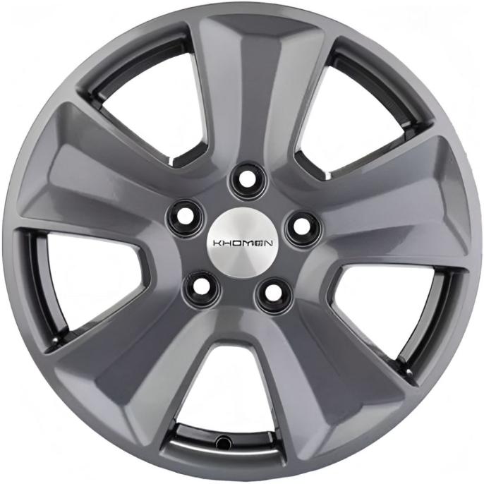 Khomen KHW 1601 6.5x16 5*114.3 ET50 DIA66.1 Gray Литой