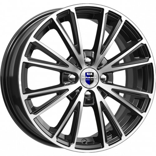 K&K Меандр 6x16 4*100 ET45 DIA67.1 Алмаз черный Литой