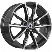 K&K Меренге 7.5x17 5*100 ET38 DIA67.1 Алмаз черный Литой
