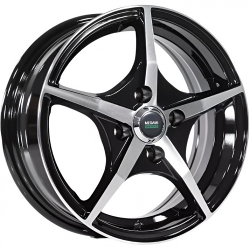 Megami MGM-19FF 6x15 4*100 ET46 DIA54.1 BKF Литой