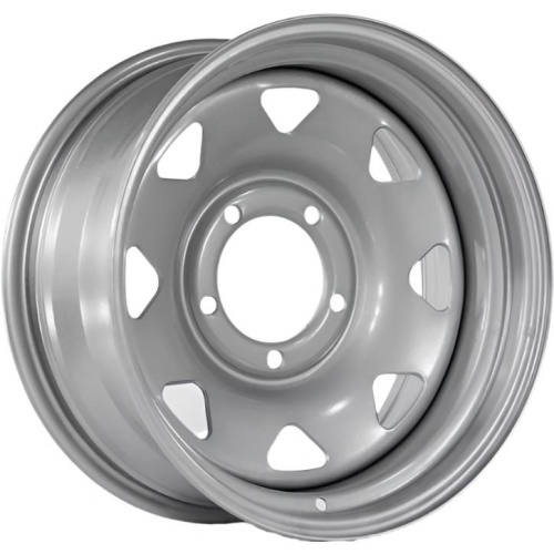 Trebl Off-road 02 8x16 5*139.7 ET10 DIA110.1 Silver Штампованный