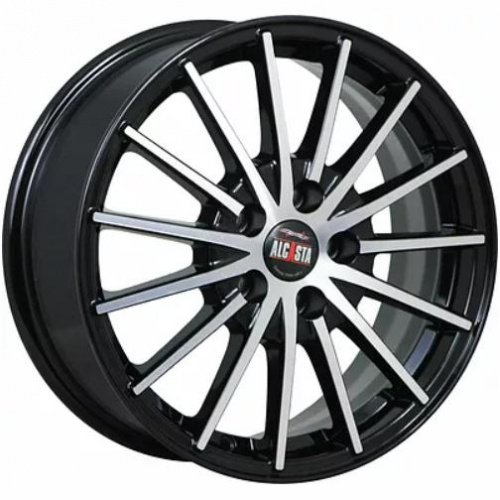 Alcasta M60 6.5x16 5*114.3 ET45 DIA66.1 BKF Литой