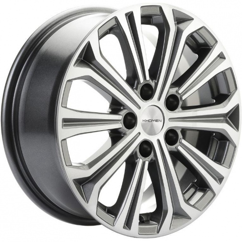 Khomen KHW 1610 6.5x16 5*108 ET50 DIA63.3 Gray-FP Литой