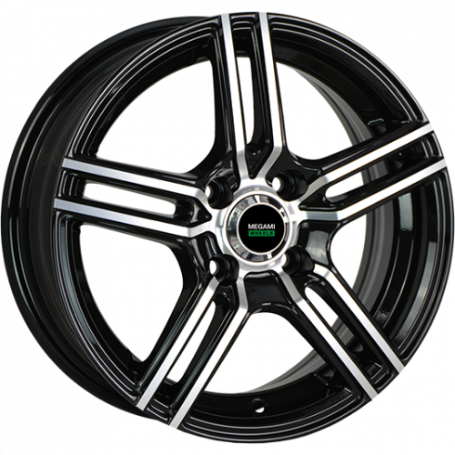 Megami MGM-1 7x17 4*98 ET35 DIA58.6 BKF Литой