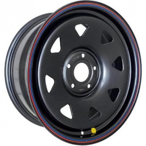 Off Road Wheels Jeep 8x16 5*114.3 ET-19 DIA84.1 Black Штампованный