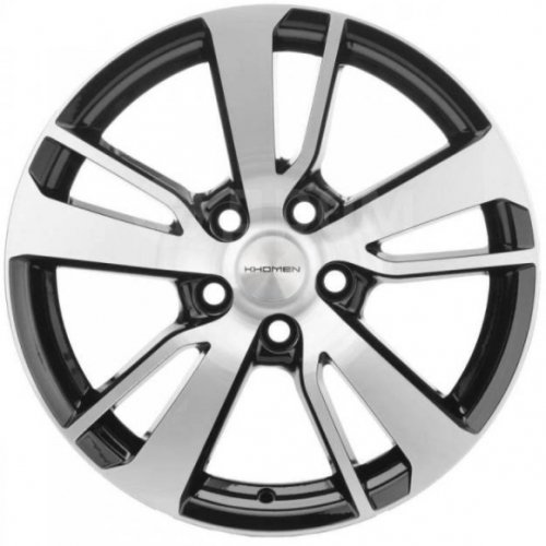 Khomen KHW 1704 7x17 5*114.3 ET48.5 DIA67.1 Black-FP Литой