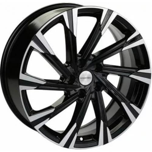 Khomen KHW 1901 7.5x19 5*114.3 ET49.5 DIA67.1 Black-FP Литой