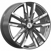 K&K КР014 8x20 5*112 ET41 DIA57.1 Diamond gloss graphite Литой
