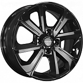 Khomen KHW 1501 6x15 4*98 ET36 DIA58.6 Black Литой