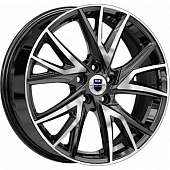 K&K Кайлас 6.5x18 5*112 ET38 DIA66.6 Алмаз черный Литой