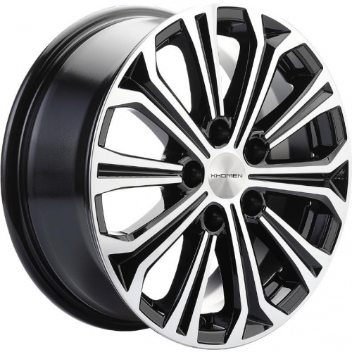 Khomen KHW 1610 6.5x16 5*108 ET45 DIA60.1 Black-FP Литой
