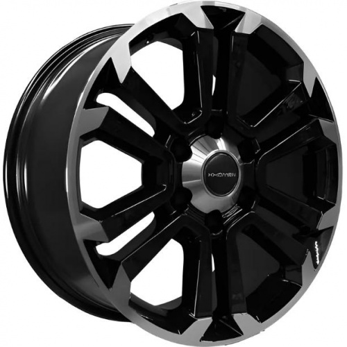 Khomen KHW 1817 7.5x18 6*139.7 ET30 DIA106.1 Black-FP Литой