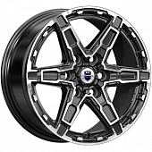 K&K Дистрикт 8x18 6*114.3 ET25 DIA66.1 Алмаз черный Литой