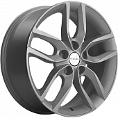Khomen KHW 1708 6.5x17 5*108 ET33 DIA60.1 F-Silver Литой