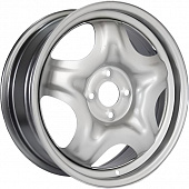 ТЗСК Renault Sandero Stepway 6.5x16 4*100 ET37 DIA60.1 Silver Штампованный