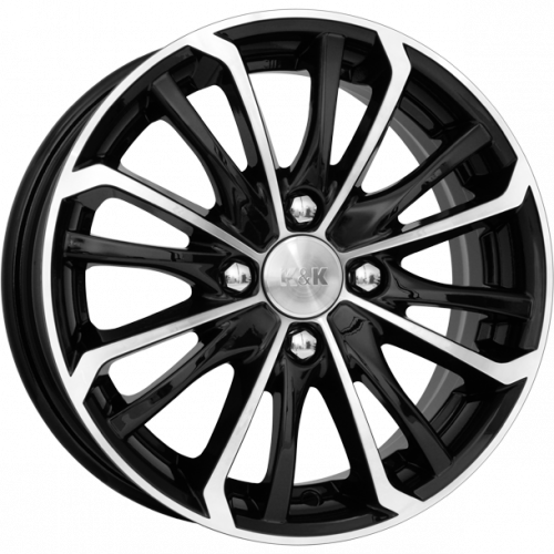 K&K Римэкс 5.5x14 4*98 ET35 DIA58.6 Алмаз черный Литой