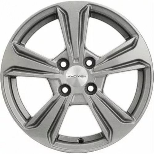 Khomen KHW 1502 6x15 4*100 ET50 DIA60.1 G-Silver Литой