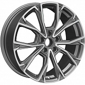 Khomen KHW 1907 7.5x19 5*120 ET30 DIA66.1 Gray-FP Литой