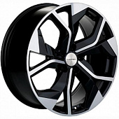 Khomen KHW 2006 8.5x20 5*114.3 ET35 DIA67.1 Black-FP Литой