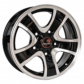 Remain R170 6x16 5*112 ET48 DIA57.1 Алмаз черный Литой
