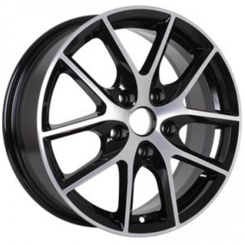 Alcasta M59 6.5x16 5*114.3 ET38 DIA67.1 BKF Литой
