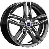 K&K Sayan 6x16 5*110 ET44 DIA65.1 Дарк платинум Литой