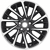 Khomen KHW 1804 7.5x18 5*112 ET43 DIA57.1 Black-FP Литой