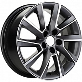 Khomen KHW 1604 6x16 5*100 ET38 DIA57.1 Gray-FP Литой