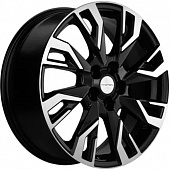 Khomen KHW 1809 7x18 5*110 ET35 DIA67.1 Black-FP Литой